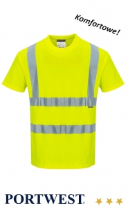 T-SHIRT z pasami odblaskowymi.